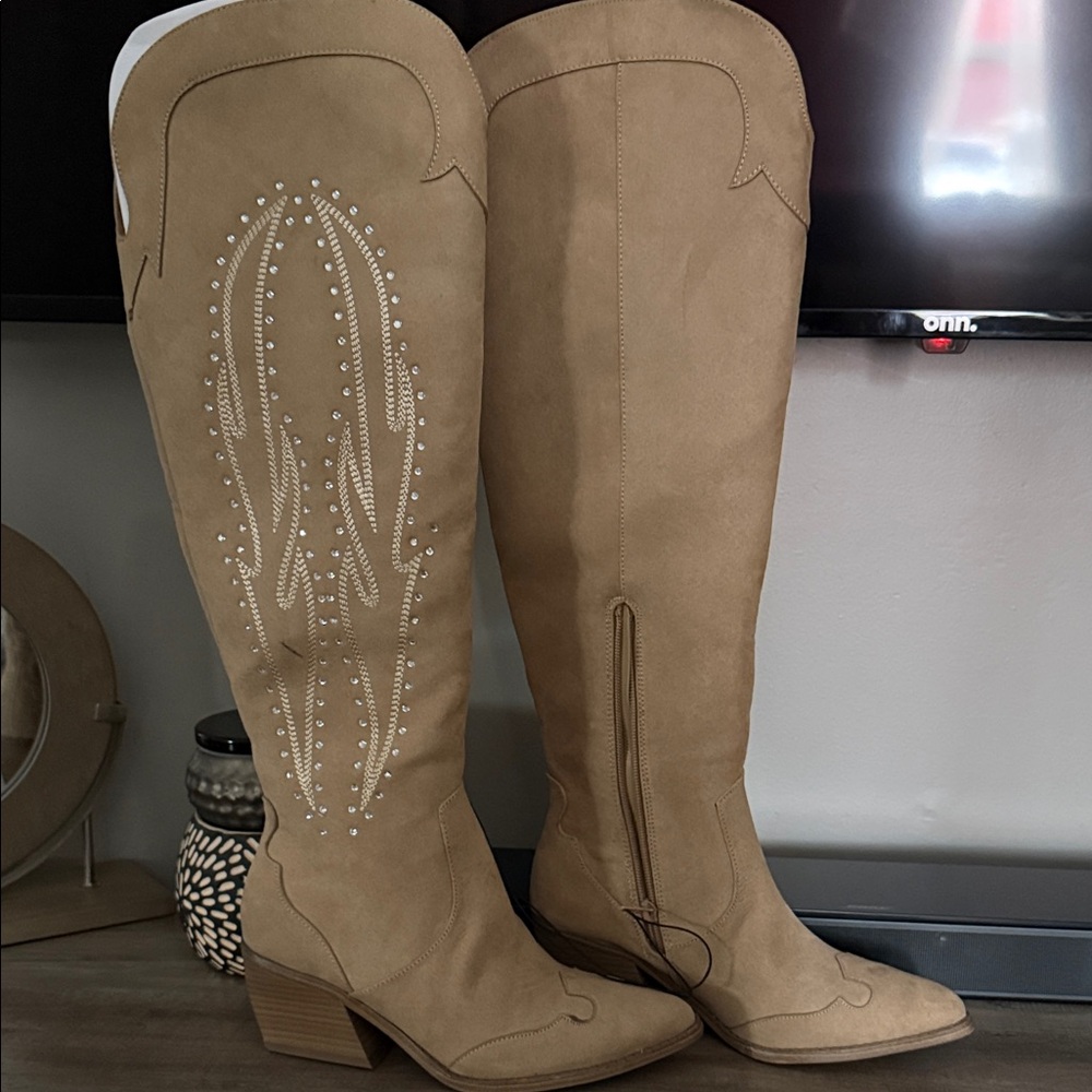 Western Knee-High Women's Boots